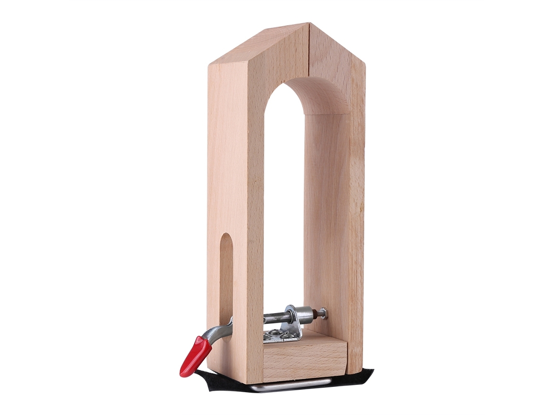 Clip De Sujeción De Cuero De Madera De Haya Y Acero Para Costura, Bucles Y Manualidades.