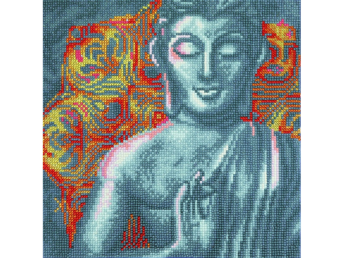 Pintura de diamante Cuadro Kit - Buda - 30 x 30 cm CRYSTAL ART