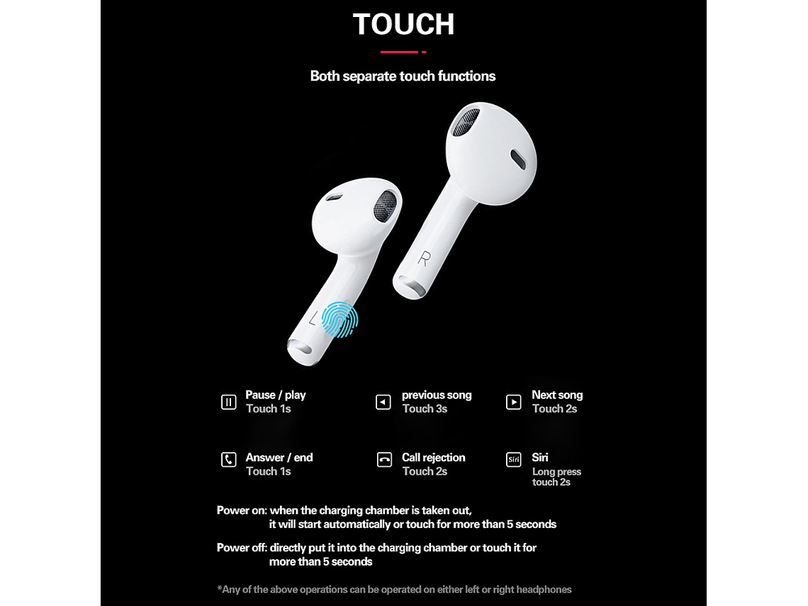 Auriculares Intrauditivos Lenovo Ht38 Tws Bt5.0 Con Sonido Hifi, Control Táctil Y Micrófono, Compatibles Con Ios/android/windows.