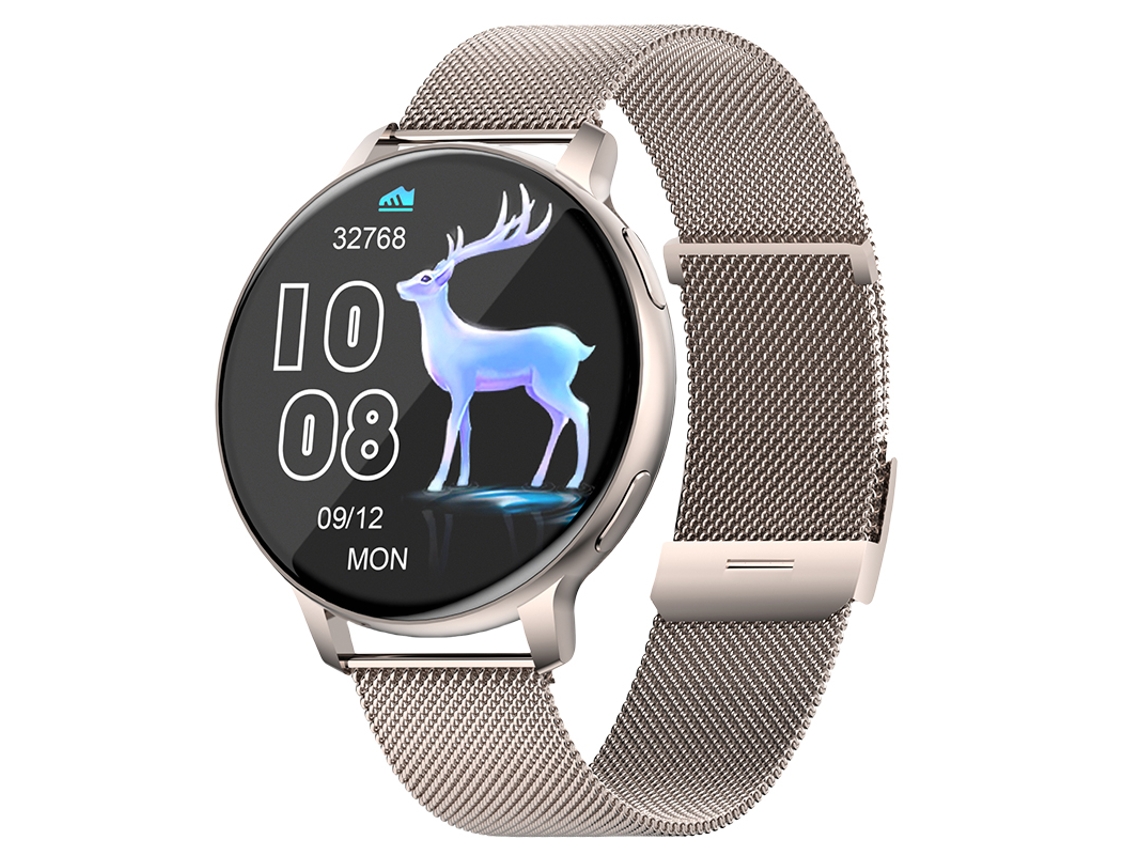Smartwatch deportivo de 1,39 pulgadas con 100 modos deportivos y función de llamada. Mdug (acero plateado)