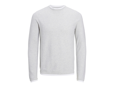 Camiseta JACK & JONES Crew Neck Jortwinn Gris (S)