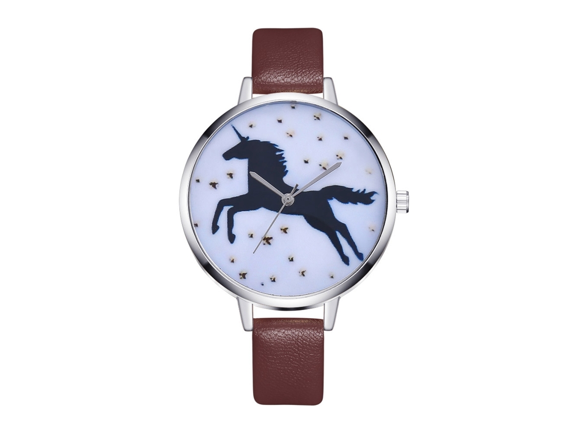 Relógio feminino Liga de quartzo com numerais romanos e mostrador redondo com strass (Ouro Rosa Preto)