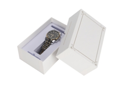 Reloj De Cuarzo Olika Para Hombre, Luminoso E Impermeable, Con Brazalete De Acero Inoxidable Y Acabado En Oro Negro.