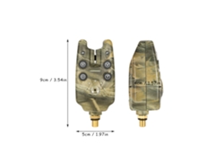 Alarma De Picada Para Pesca Con Led Y Sonido Ajustable, Resistente Al Agua Para Cañas De Pescar.
