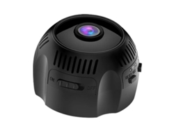 Mini cámara inalámbrica, grabación con una sola tecla, visión nocturna infrarroja 1080P, detección automática, 32 GB, Yizhood (negra)