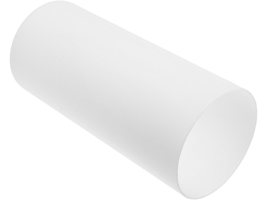 Lámpara de cristal E27 mm 90x200 mm para salón, blanca SFUSHOS