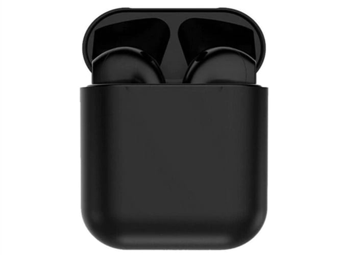 Auriculares Bluetooth True Wireless QIANAO Touch I12 (In Ear - Micrófono - Negro)