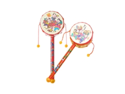 Juego De Sonajeros De Madera Para Bebé, 2 Piezas, 6-12 Meses, Desarrolla La Huella Del Pie Czhhmart