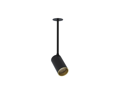 Lámpara NOWODVORSKI Mono Surface Long S Black/Gold (Negro - Acero )