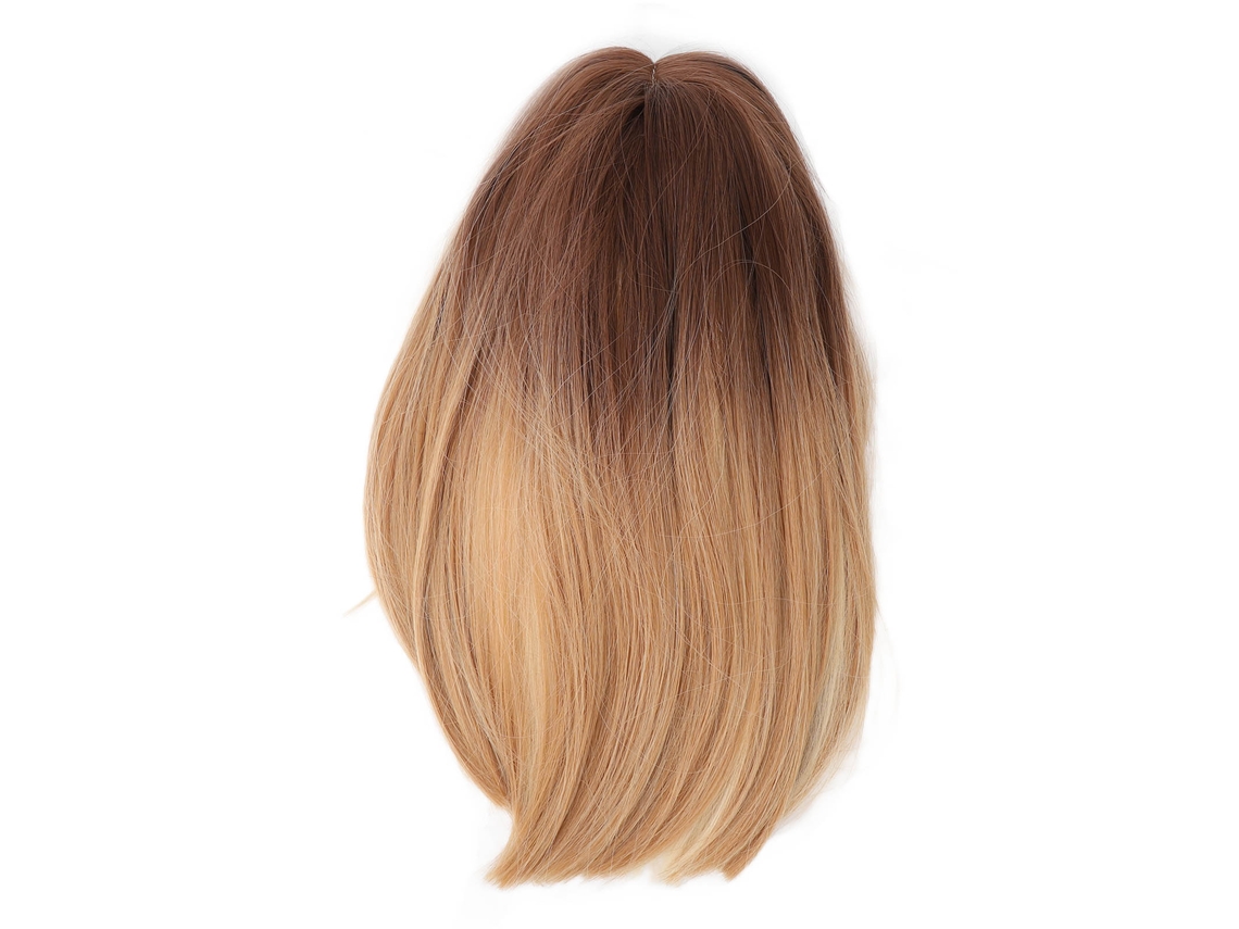 Peluca Bob Lisa Hasta Los Hombros Con Mechas De Colores Mezclados Para Mujer.