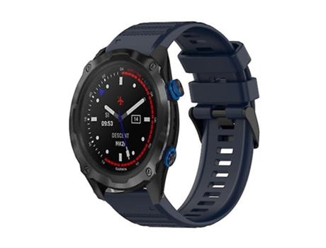 Correa Smartwatch Para Garmin Descent Mk 2I 26Mm Azul Marino VENISYMLIS