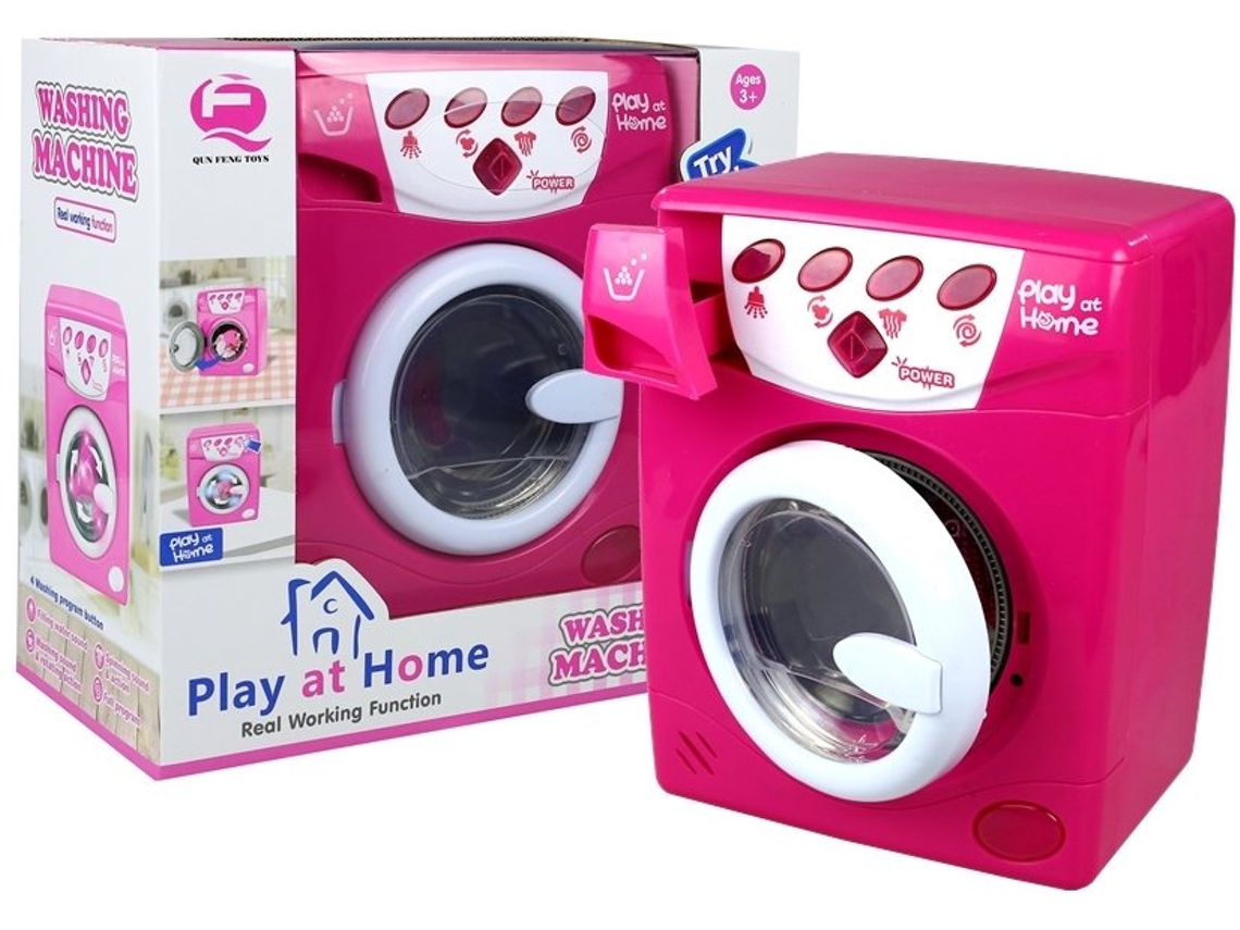 Lavadora que funciona como una máquina real, con efectos de sonido y luz B.active