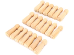 Muñecas de tobillo de madera Sahgsa, kit de pintura creativa, decoración del hogar, bricolaje. SFUSHOS