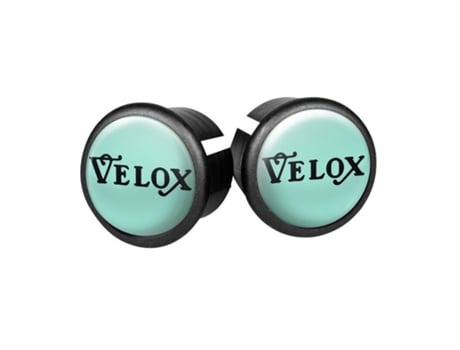 Juego de 2 tapas de manillar para bicicletas de carretera VELOX Doming Bianchi