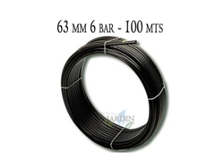 Tuberia Polietileno Agricola 63 Mm 6 Bar 100M Negro SUINGA