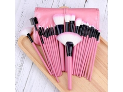 Set De 24 Brochas De Maquillaje Con Polvos Sueltos Y Sombras De Ojos Para Ojos Grandes - Herramientas De Belleza