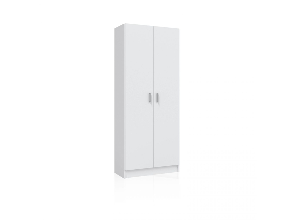Armario De 2 Puertas 73x180 Cm Multi Useful Blanco 73 X 180 X 37 Cm