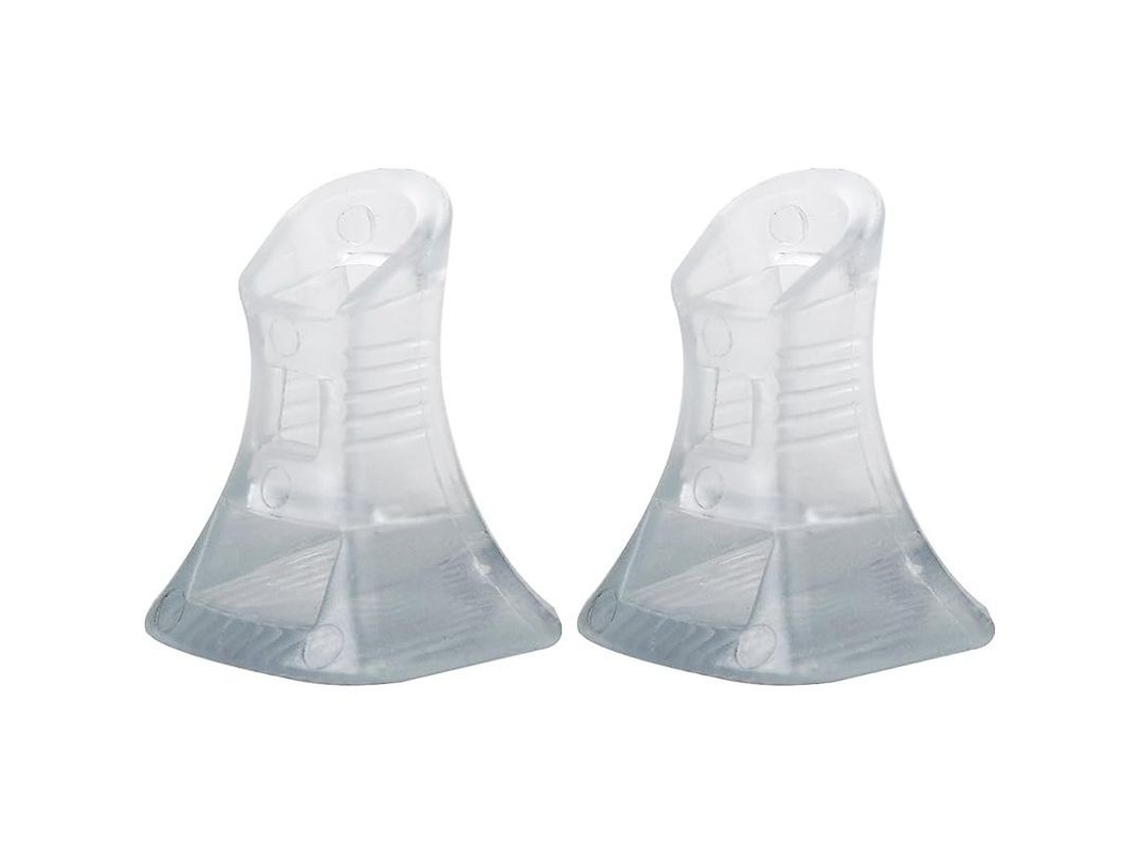 Protectores De Tacón Para Tacones Altos, Aptos Para Césped, 6-8 Mm - Par Transparente