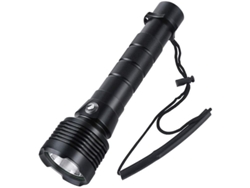 Linterna de buceo portátil, súper brillante, táctica, para camping, senderismo, ciclismo y emergencias, color negro Yizhood
