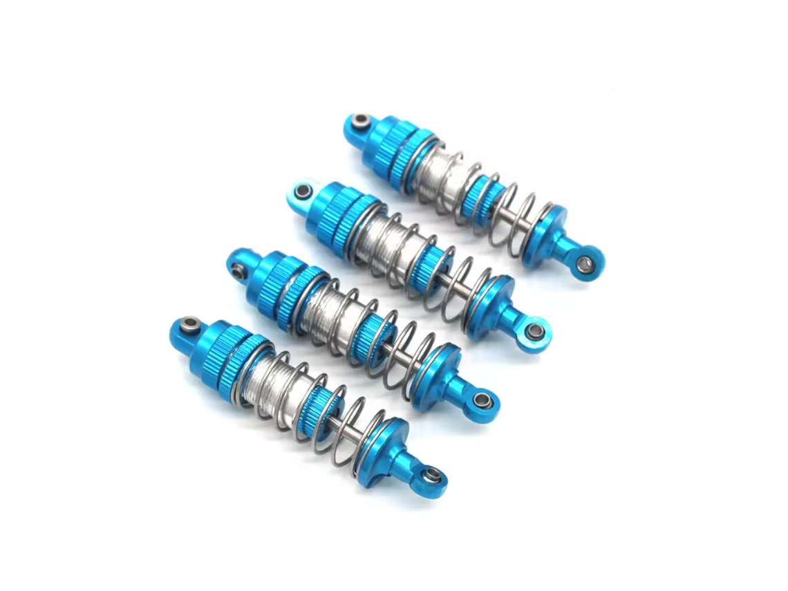 Red 1mjx 16207 16208 16209 16210 1/16 Rc Car Metal Upgrade Parts Front And Rear Shock Absorber