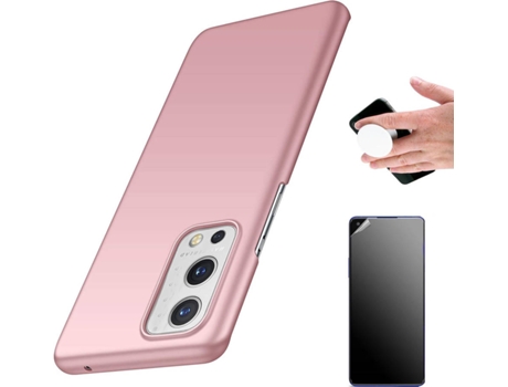 Carcasa + Protector + Popsocket Samsung A22 4G Turtleshell Rosa