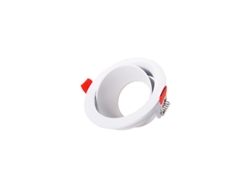 Downlight Circular Gu10 Sin Portalámparas/bombilla - Blanco|greenice