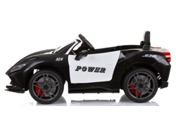 Coche Eléctrico de Policía CHIPOLINO Negro