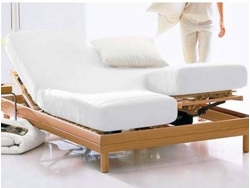 Sábana Bajera En H Para Cama Articulada 100% Algodón Blanco 180 cm