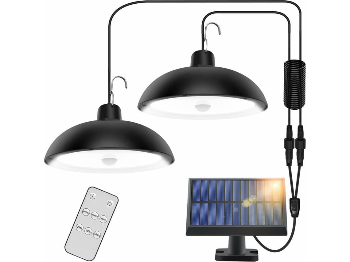 2026altiro-lámpara Solar Para Exteriores Con Sensor De Movimiento, 78 Led, 4 Modos, Control Remoto, Resistente Al Agua Ip65.