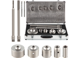 Kit de sierra de corona para hormigón Succebuy, SDS Plus/max 30, abridor de pared de 100 mm