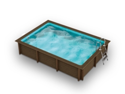 Piscina de Hormigón en Kit Rectangular NATURALIS 01 R15 2,90x4,31m altura 1,28m