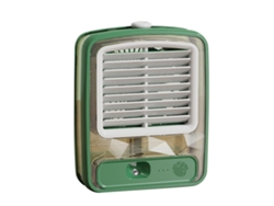 Ventilador De Escritorio Usb Refrigerado Por Agua Con 3 Velocidades Y Aspas Espirales 3d - Mini Aire Acondicionado Ecológico