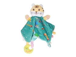 Cobertor De Segurança De Tigre Pelúcia Macia Brinquedo Presente Aniversário Verde