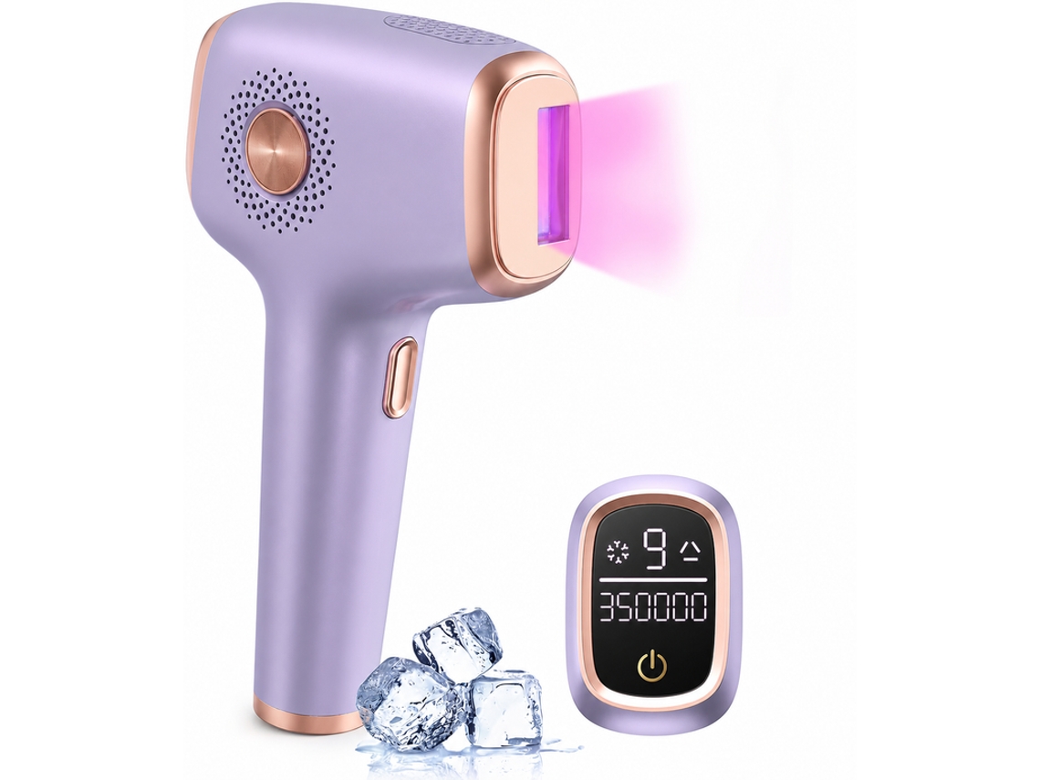 Máquina Eliminación Vello Ipl Sistema Enfriador, Pantalla Digital, Diseño Ergonómico Ideal Para Axilas, Piernas Y Línea Bikini.
