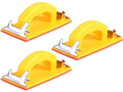 Soporte Manual De Pulido De 3 Piezas Para Papel De Lija Con Mango Antideslizante