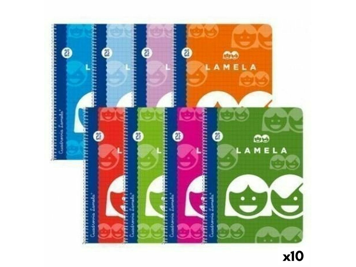 Cuaderno LAMELA Din A4 80 Hojas (10 Unidades)