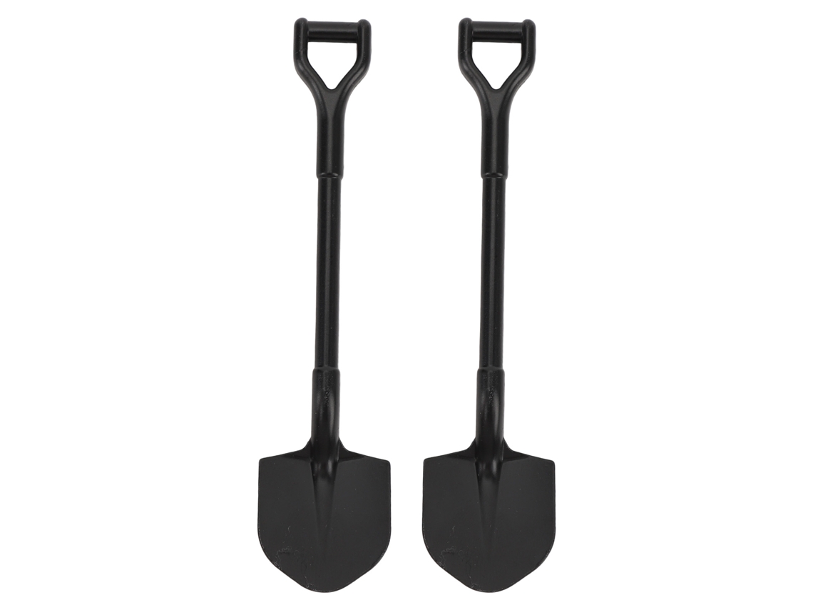 Ymsl 2pcs Herramientas De Pala Simuladas Para Coche Rc Crawler 1/10 1/24 1/18 Accesorios De Decoración Hxl