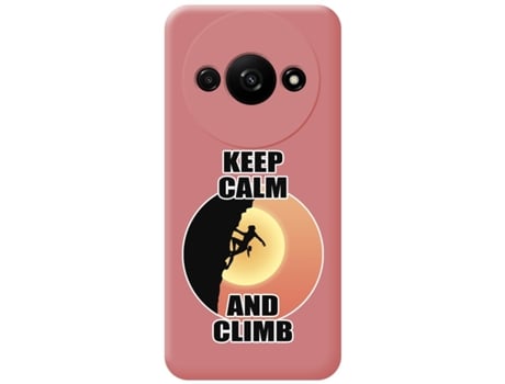 Funda Diseño para Xiaomi Redmi A3 TUMUNDOSMARTPHONE Silicona Líquida Rosa