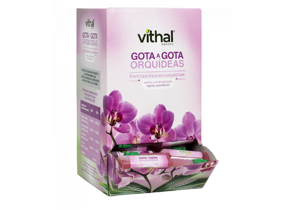 VITHAL GARDEN Fertilizante gota a gota para orquídeas 32 ml