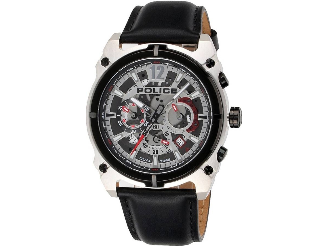 Reloj POLICE Hombre (Piel - Negro)