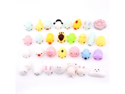 Dan26-juguetes Anti-estrés Divertidos Y Lindos Animales Suaves Pequeños Para Niños Y Adultos 50pcs (mezclados)