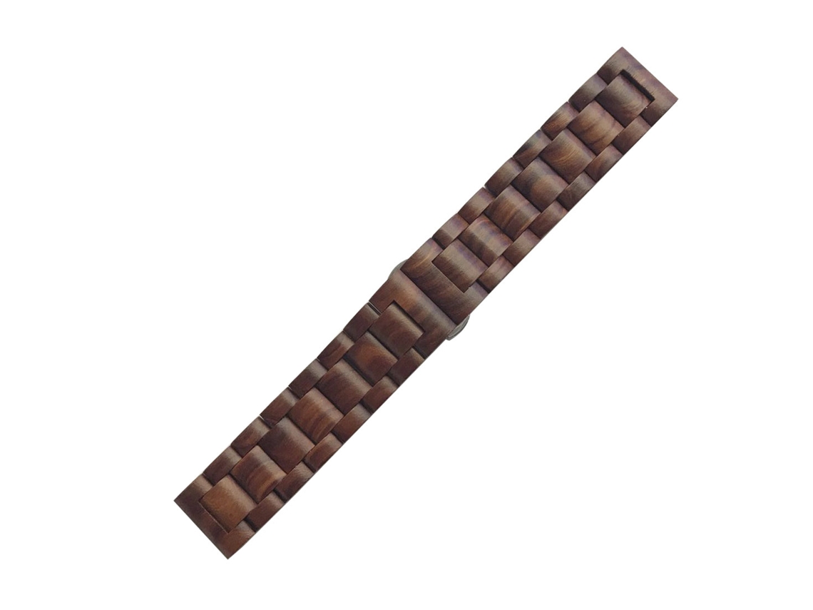 Correa Universal De Madera Natural Bambú Para Relojes De 22mm.sistema Quick Release De Fácil Cambio.
