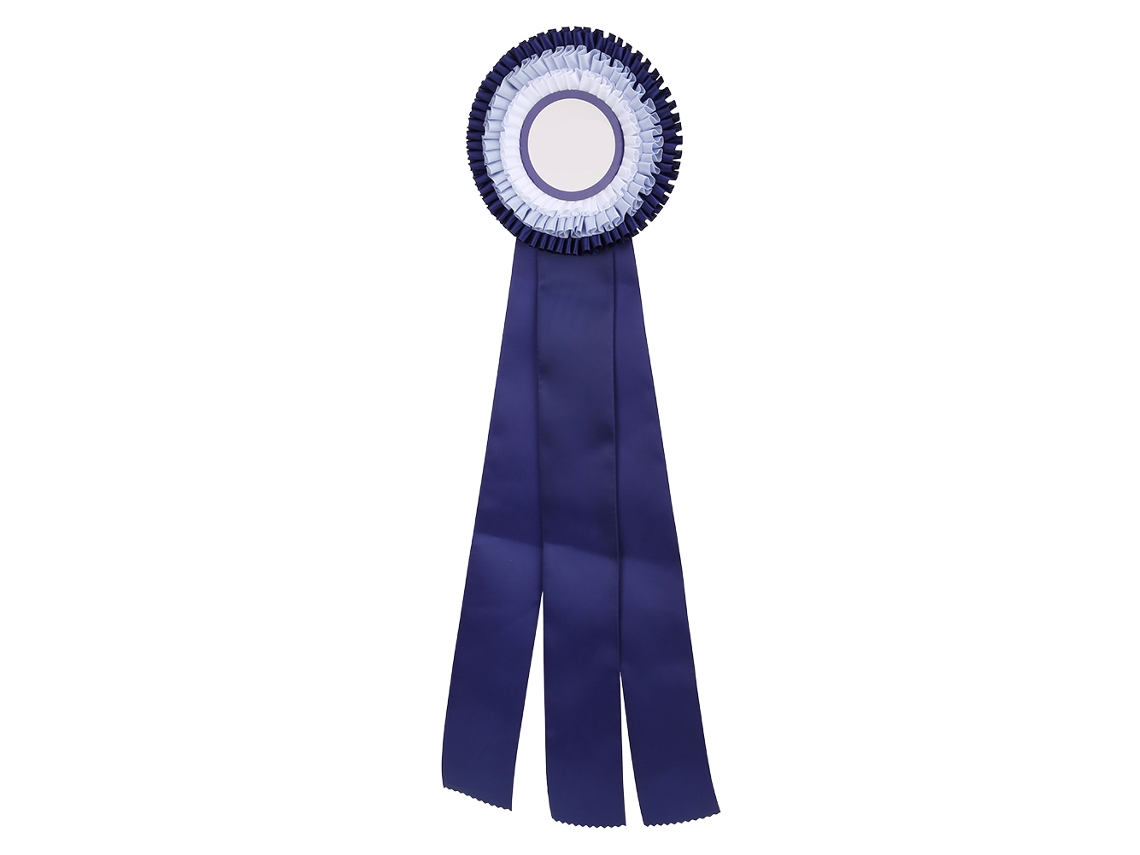 Insignia De Roseta Con Cinta, Medalla De Segundo Lugar, Pequeño Trofeo Elegante Para Los Ganadores.