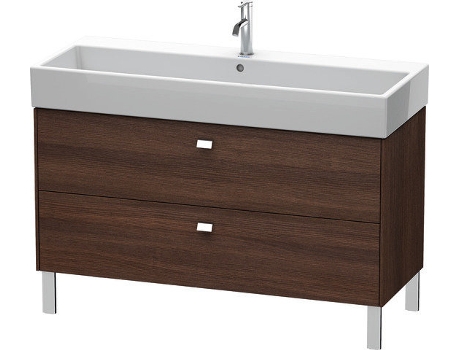 Mueble de aseo DURAVIT Brioso de 118,4 x 45,9 cm 2 extraíbles con sifón y delantal para lavabo Vero Air 235012
