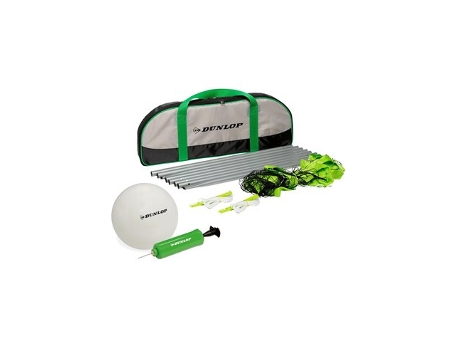 Set de voley playa con red, pelota e inflador DUNLOP