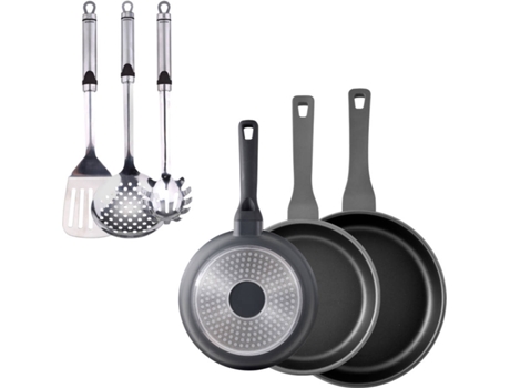 Batería de Cocina BERGNER (Aluminio - 20x24x28 cm - 6 Un)