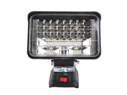2026-linterna De Trabajo Led Portátil Con Puerto De Carga Usb Doble Para Bl1815 Bl1830 Bl1840 Bl1860