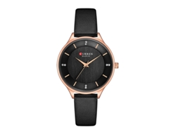 Reloj Con Correa De Cuero, De Cuarzo Resistente Al Agua, Moderno E Informal.