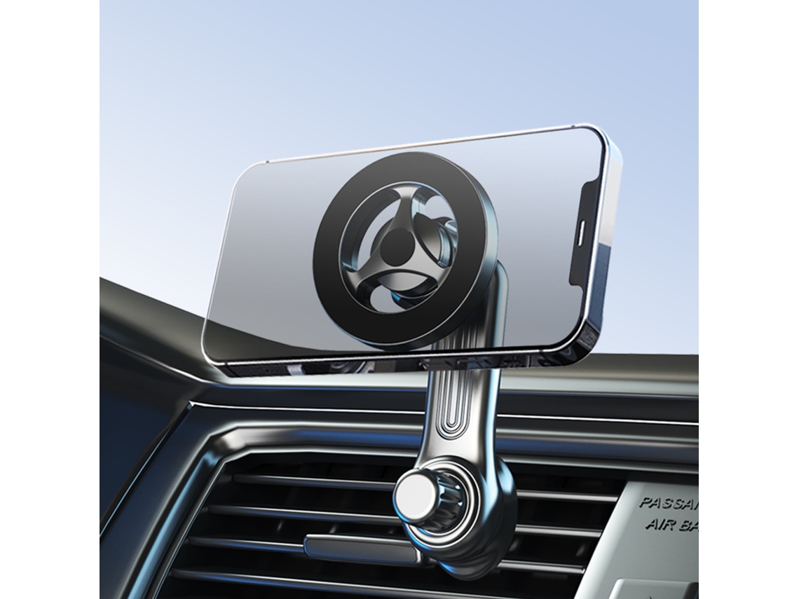 Soporte magnético para teléfono de coche, soporte giratorio para coche Magsafe de 360 ​​grados, adecuado para la mayoría de los teléfonos inteligentes