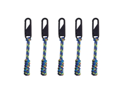 Juego de 5 cremalleras extraíbles de colores con deslizadores, ideales para bolsos y mochilas para uso en exteriores, modelo K4.